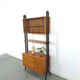 Armoire design en teck Musterring avec pieds noirs