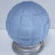 Art Deco ceiling light, blue glass, 1920s