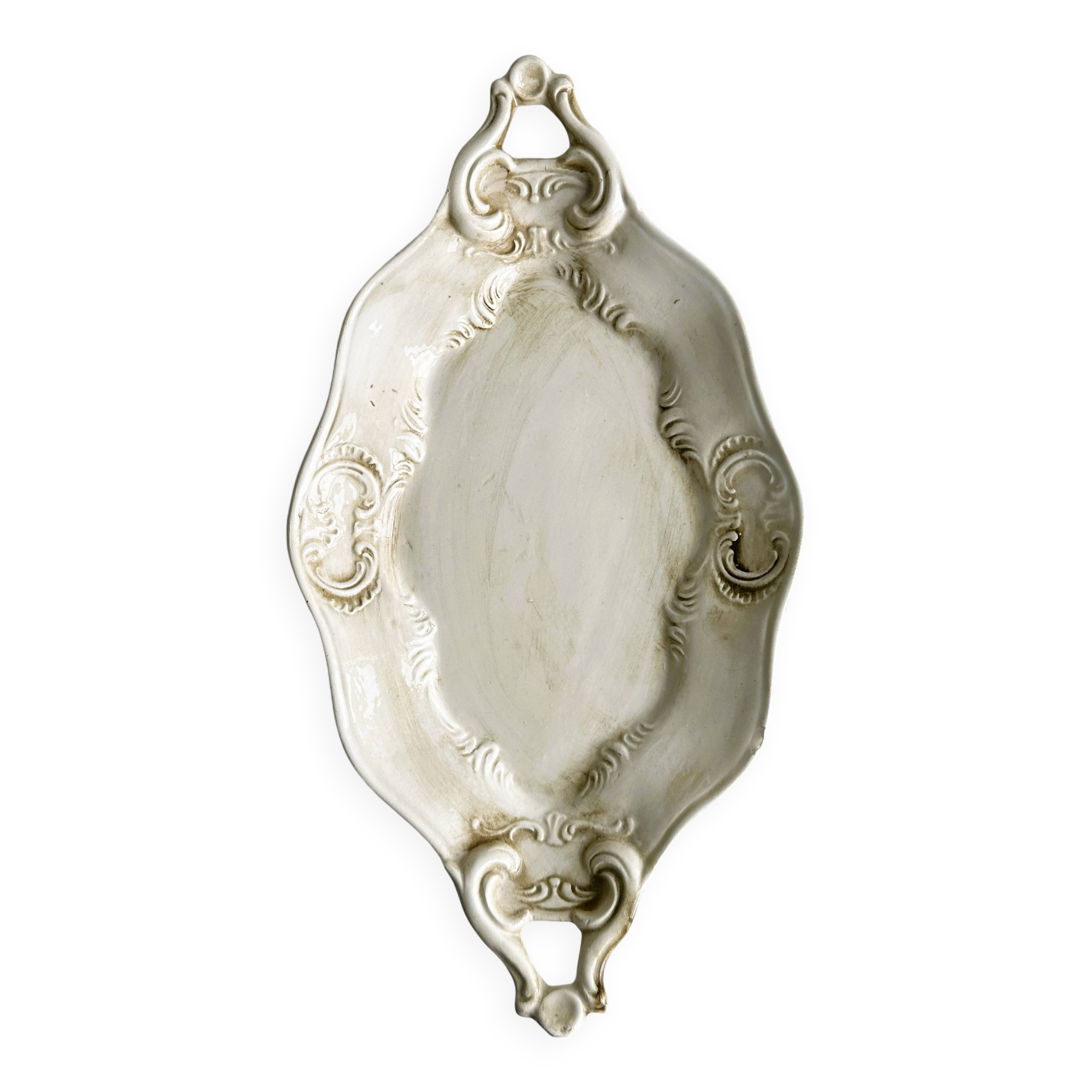 White ceramic dish