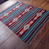 Handmade Berber Bedouin Rug 209x151cm
