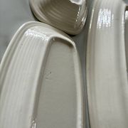 Lot 3 plats céramique vintage chardons