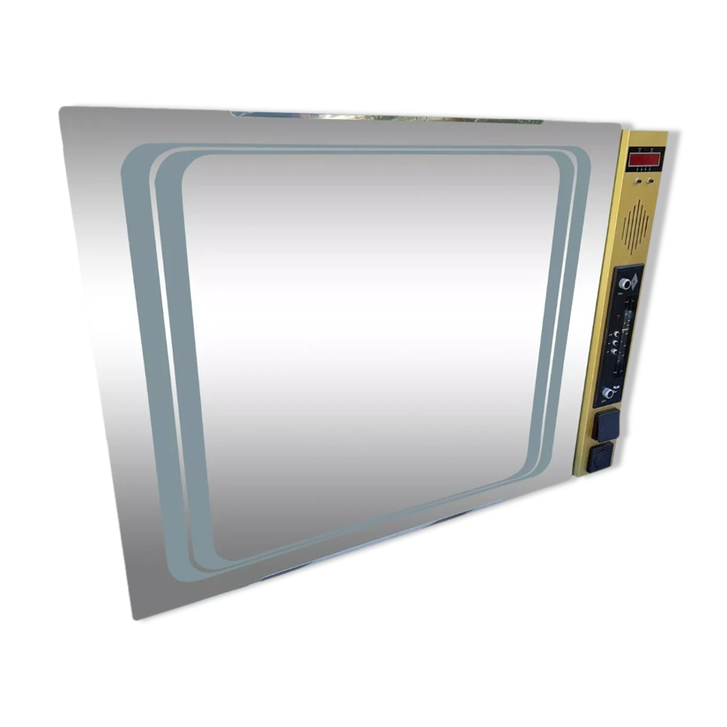 Vintage radio light mirror