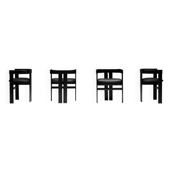 Chaises Pigreco par Tobia Scarpa pour Tacchini, Italie, années 1960.