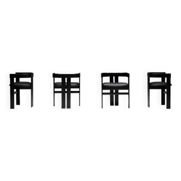 Pigreco chairs by Tobia Scarpa for Tacchini, Italy, 1960s