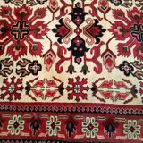 Old oriental carpet handmade 212 x 149 cm