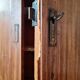 Buffet parisien bois ancien 2 portes panneautées