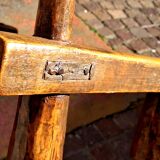 Authentique chaise du chef Baoulé Côte d'ivoire Afrique, art brut