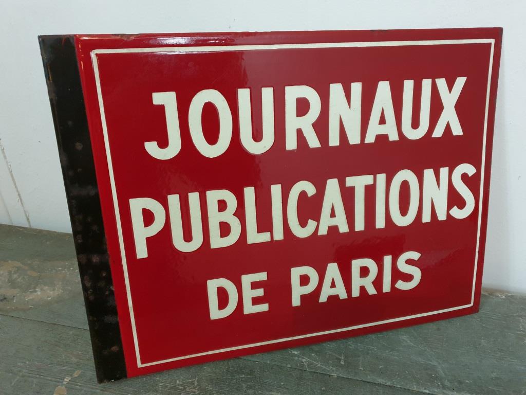 PARIS Newspapers Plaque