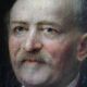 Portrait de gentleman du XIXe siècle, à l'aspect vieilli