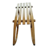 wooden sled