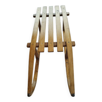 wooden sled