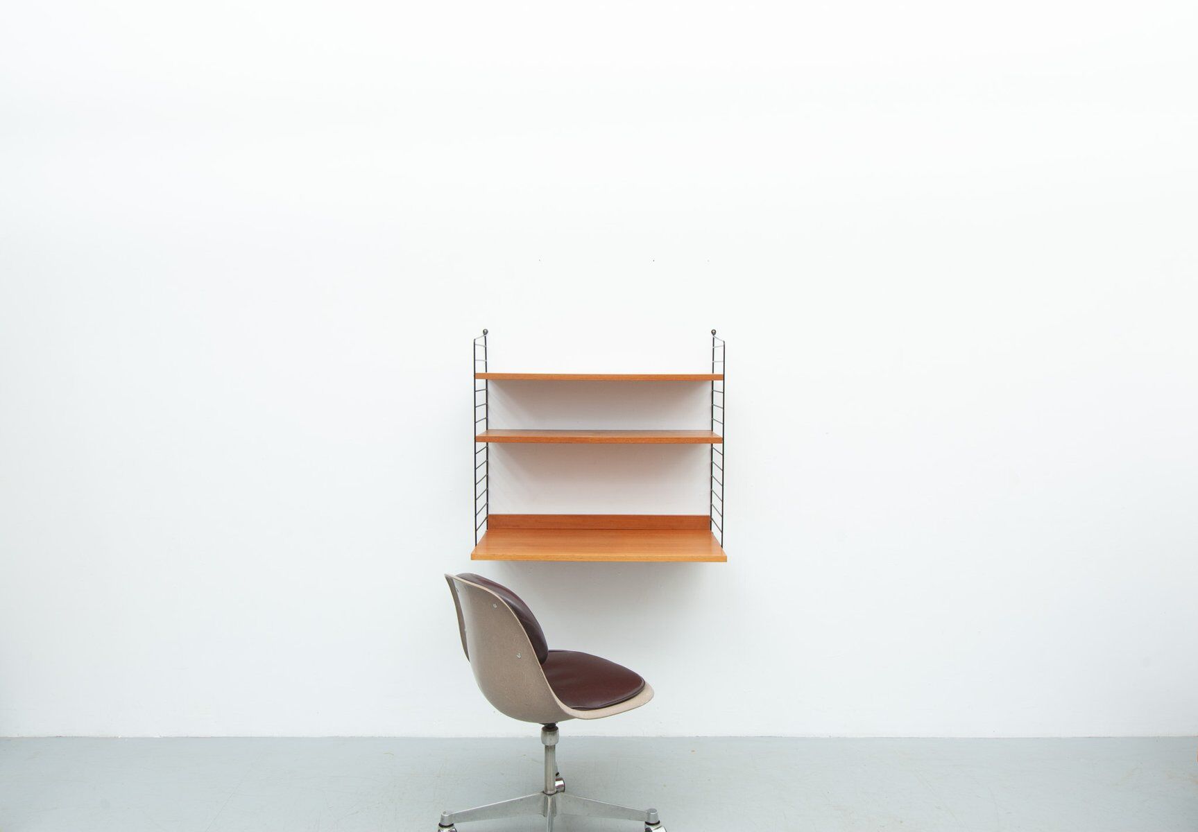 String desk wall shelf by Kajsa & Nisse Strinning, 1950s