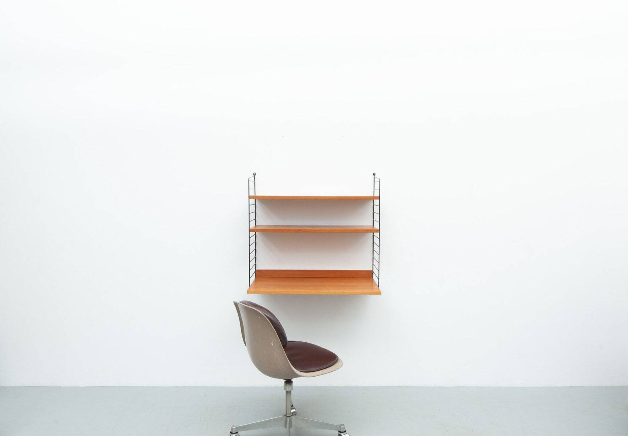 String desk wall shelf by Kajsa & Nisse Strinning, 1950s