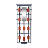 Vintage coat rack in ceramic and metal 1960
