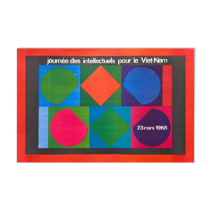 Affiche 1968 Intellectuels