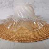 Tulip lamp opalescent glass