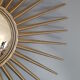 Mirror sun with witch's eye, silver color diameter 70 cm