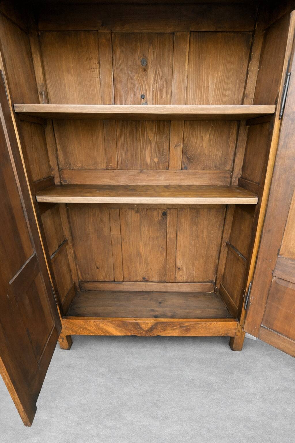 Antique walnut wardrobe – 19th century