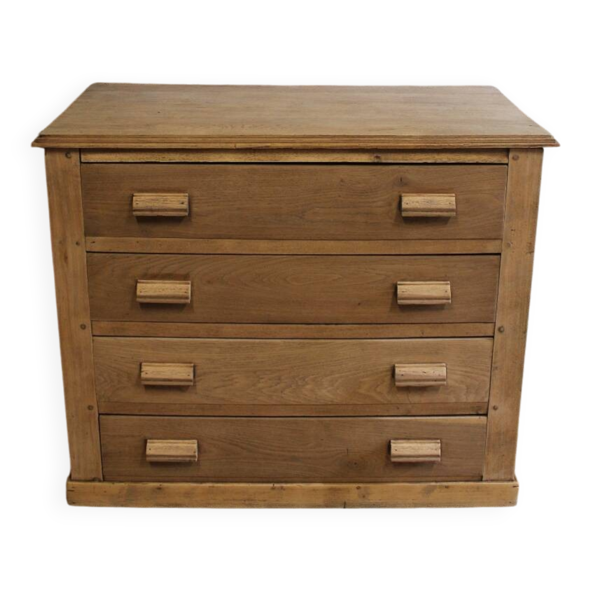 Meuble de métier, commode en chêne massif