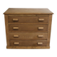 Meuble de métier, commode en chêne massif