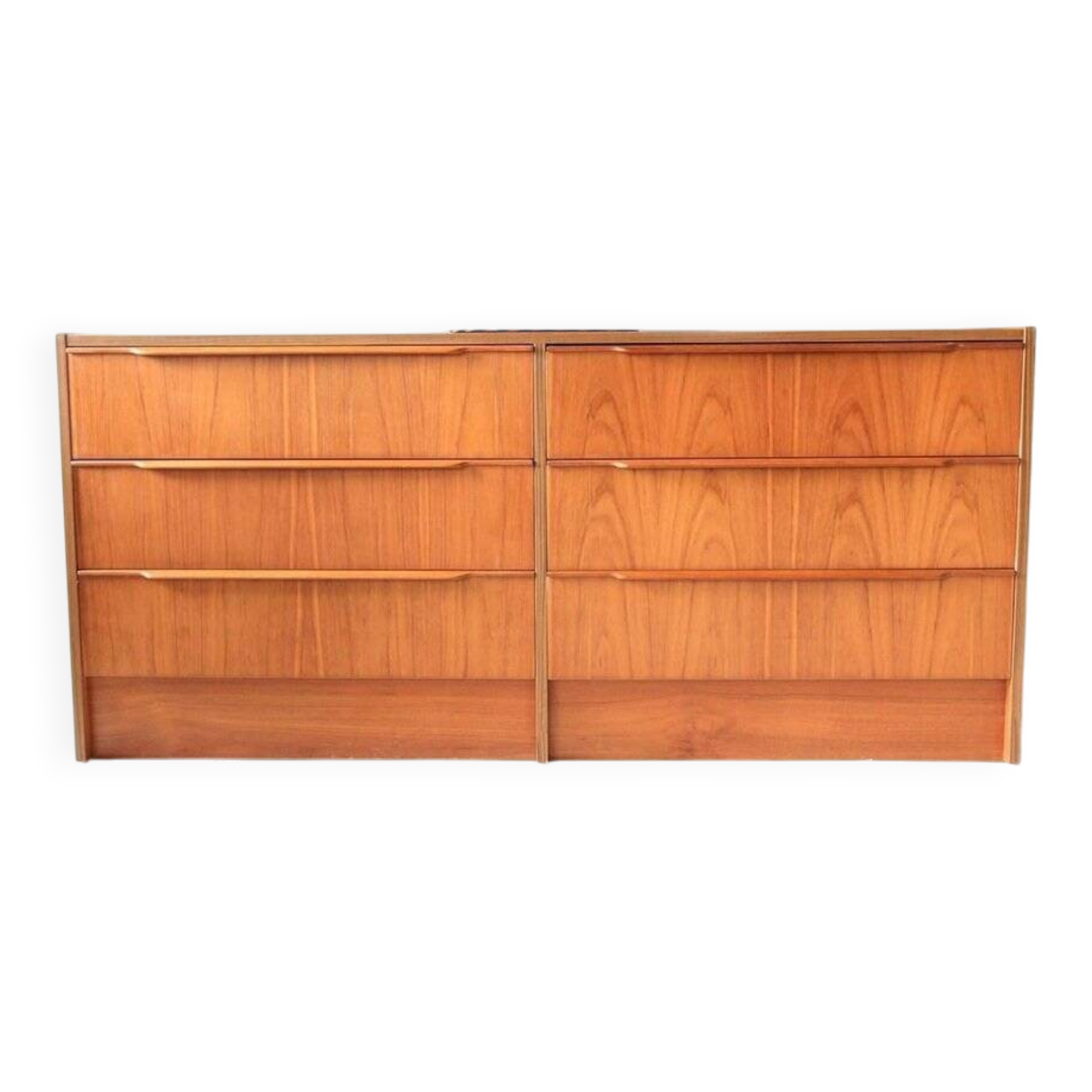 Danish teak sideboard, Mid-Century design 1960, 146 x 40 x 68 cm