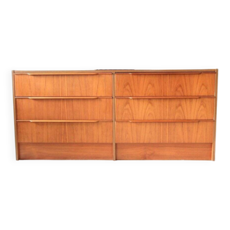 Danish teak sideboard, Mid-Century design 1960, 146 x 40 x 68 cm