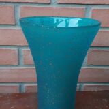 Glass paste effect vase