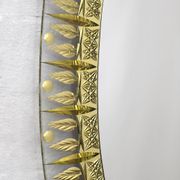 Cristal Art Mid-Century Modern Italian Ground and Gilded Mirror, 1960s