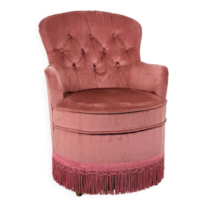 fauteuil cocktail boudoir - rose
