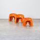 Three stool 'Efebo' Stacy Dukes of the 1960s for Artemide