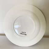 Flat ironstone plates bft 19th century