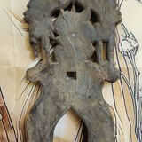 Ancient wooden sculpture – Finely carved Indonesian deity - 19th century