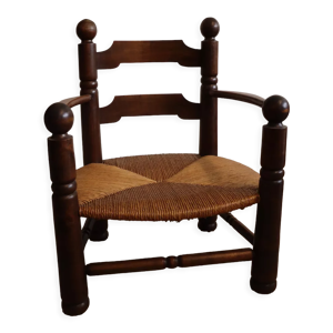 Fauteuil bas de cheminée