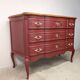 Vintage cherry wood commode refurbished