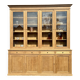 Vitrine en chêne massif
