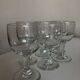 Set de 6 verres tulipe, XIXème