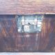 Rustic solid oak chest