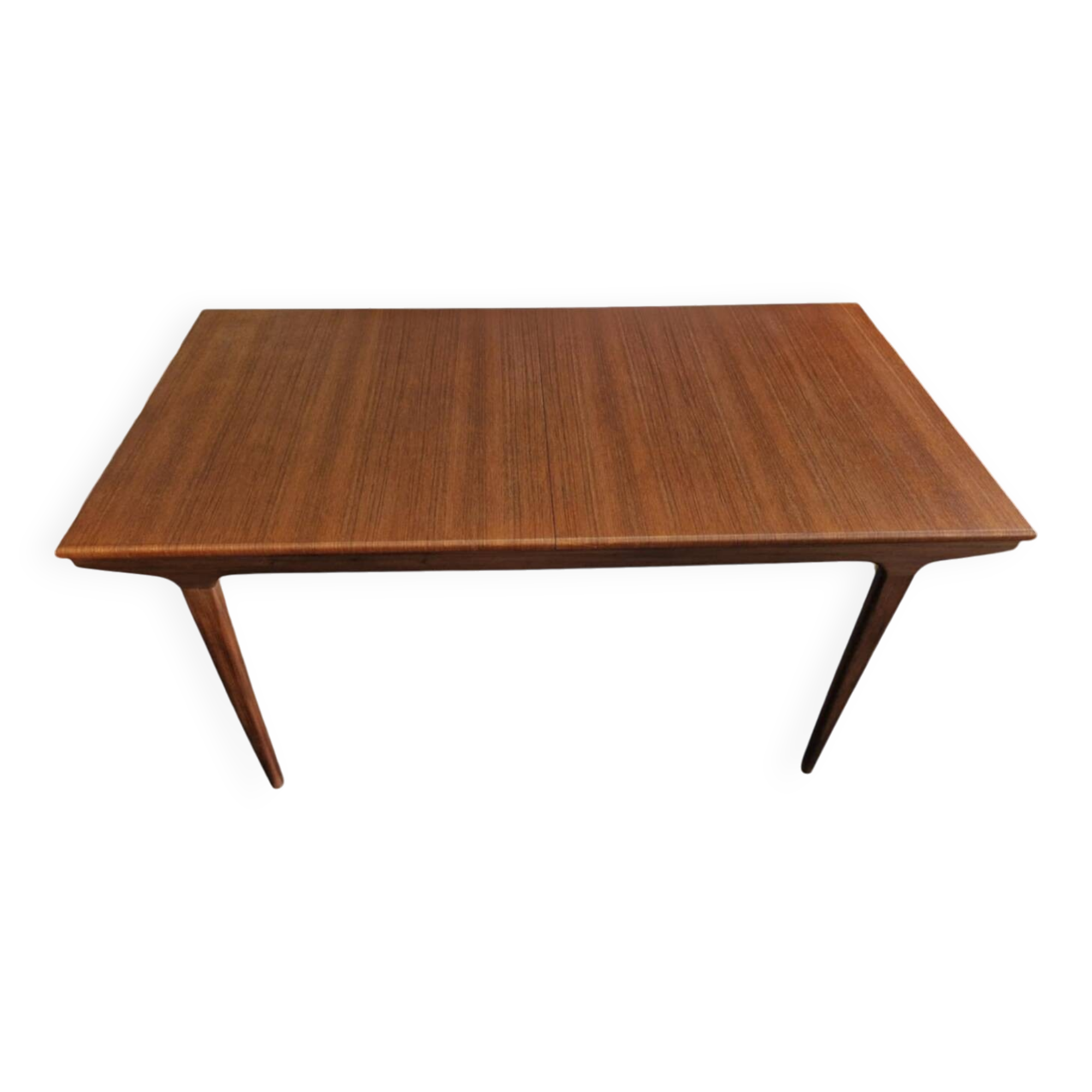 Scandinavian extendable teak table