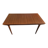 Scandinavian extendable teak table