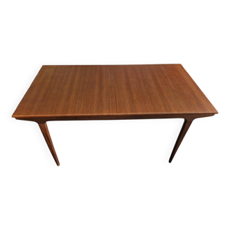 Scandinavian extendable teak table