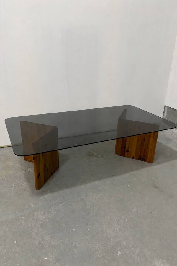 Table basse rectangle IKEA sweden modèle « Lagun » vintage