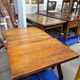 Antique Swiss extendable dining table made of oak from the mid-19th century