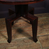 French art deco macassar ebony side table