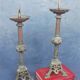Pair of candlesticks or church candlesticks
