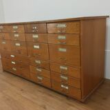 Craft furniture, drawer counter, oak