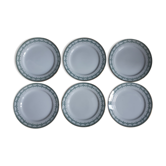 Set de 6 assiettes plates Ney