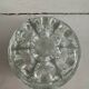 Old molded glass flower picker, 19 holes