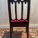 Set of 6 Restoration period chairs in mahogany and threads