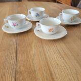 4 Royal Epiag cups and saucers