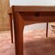 Scandinavian square extension table